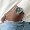Montres multifonction en cuir véritable 40 mm Montres multifonction en cuir véritable 40 mm