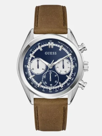 Montres multifonction en daim bicolore