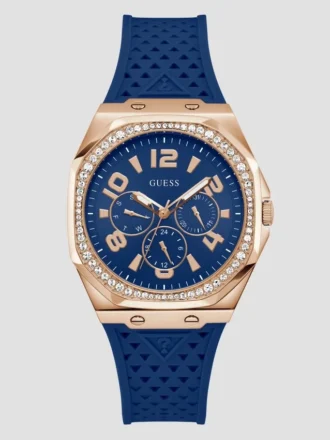 Montres multifonction en silicone bleu