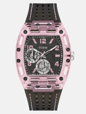 Montres multifonction en silicone transparent et noir