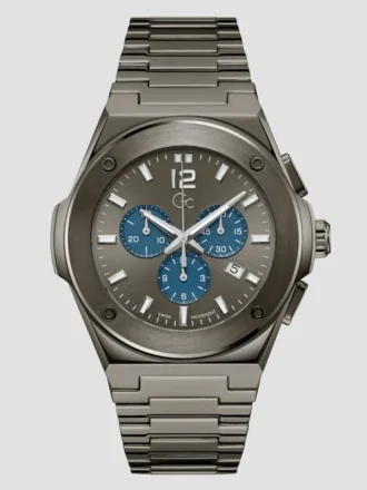 Montres multifonction Gc argent foncé et bleue