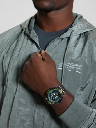 Montres multifonction multicolores en silicone