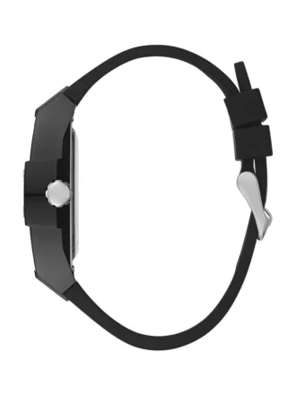 Montres multifonction noires et argentées