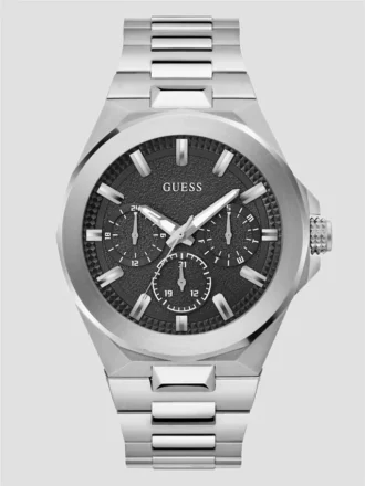 Montres multifonctionnelles argentées et noires
