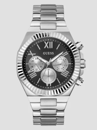 Montres multifonctionnelles argentées et noires