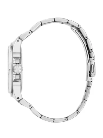 Montres multifonctionnelles argentées à strass