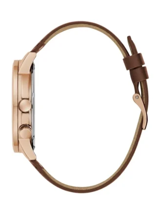 Montres multifonctionnelles en cuir marron