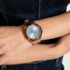 Montres multifonctionnelles en cuir multicolore et marron Montres multifonctionnelles en cuir multicolore et marron