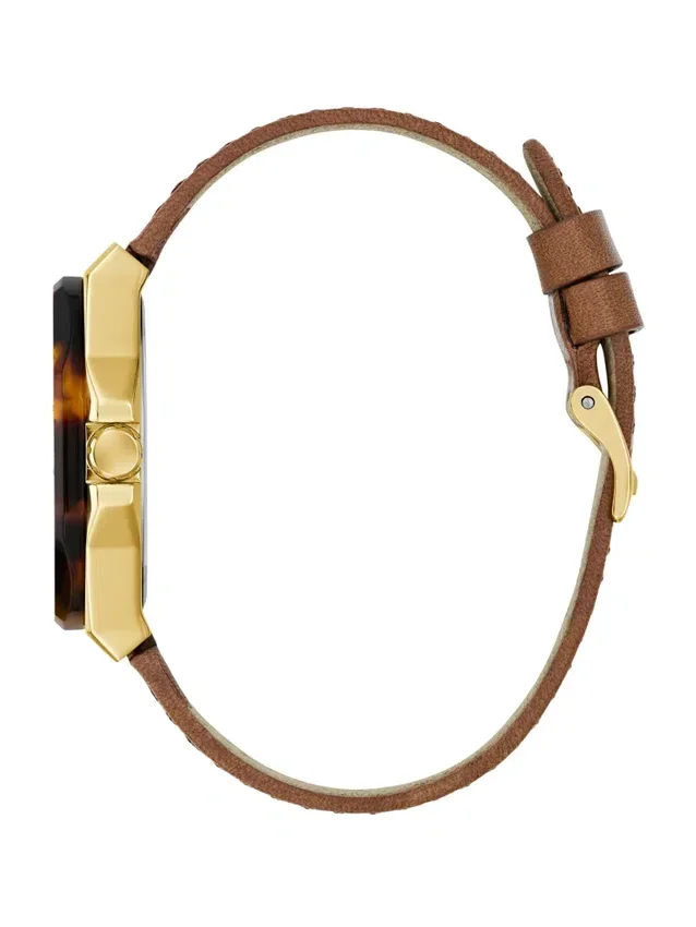 Montres multifonctionnelles en cuir multicolore et marron Montres multifonctionnelles en cuir multicolore et marron