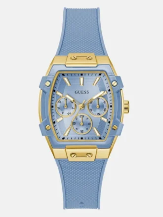 Montres multifonctionnelles en silicone bleu