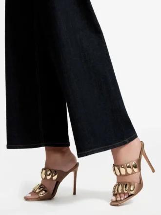 Mules à boutons Myra