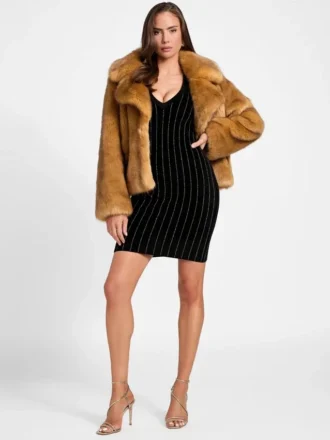 Nouvelle veste en fausse fourrure Gwenda