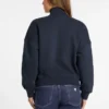 Oversize Mini Triangle Half-Zip Sweatshirt