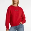Oversize Sweatshirt with Contrast Piping and Logo Oversize Sweatshirt with Contrast Piping and Logo