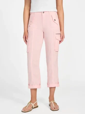Pantalon cargo en lin Nessi