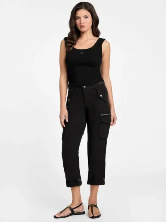 Pantalon cargo en lin Nessi Pantalon cargo en lin Nessi