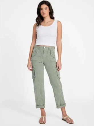 Pantalon cargo en lin Nessi Pantalon cargo en lin Nessi