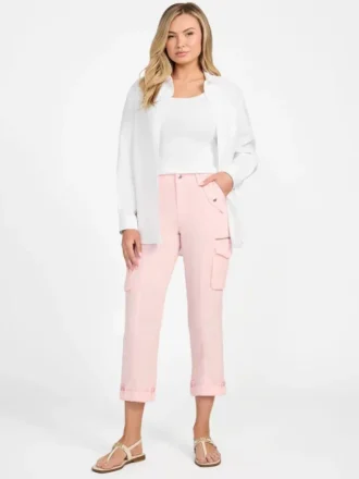 Pantalon cargo en lin Nessi