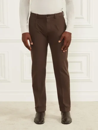 Pantalon chino Ethan en sergé à revers