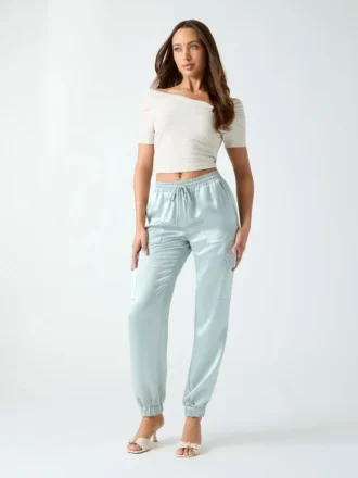 Pantalon de jogging cargo coupe ajustée