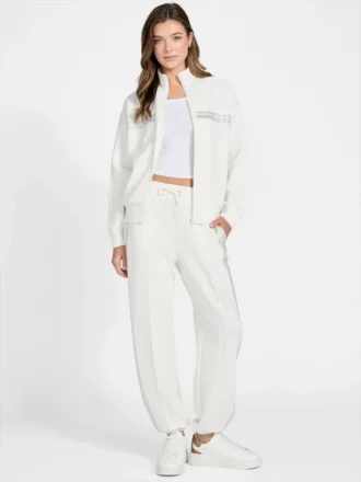 Pantalon de jogging en scuba à strass