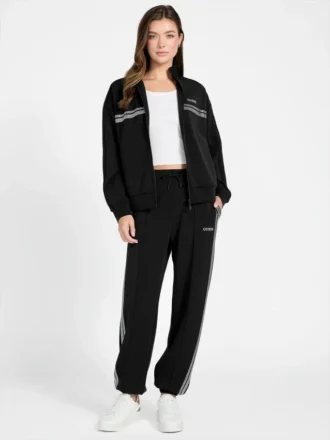 Pantalon de jogging en scuba à strass