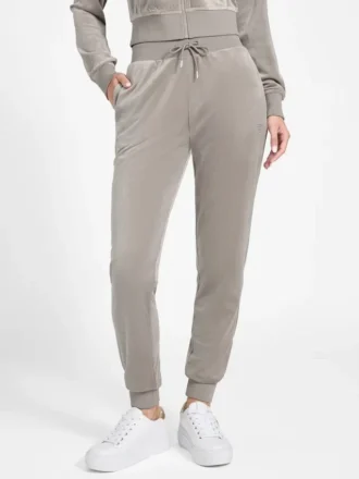Pantalon de jogging en velours couture