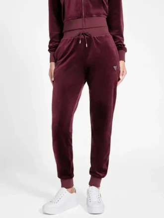 Pantalon de jogging en velours couture