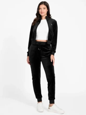 Pantalon de jogging en velours couture