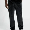 Pantalon de survêtement en velours contrecollé