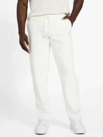 Pantalon de survêtement en velours contrecollé