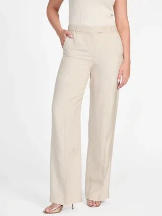 Pantalon droit à fleurs Whitney