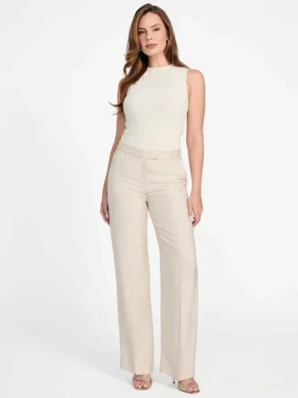 Pantalon droit à fleurs Whitney