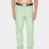 Pantalon en cuir craquelé Pantalon en cuir craquelé