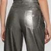 Pantalon en simili cuir métallisé Ambra Pantalon en simili cuir métallisé Ambra