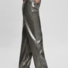 Pantalon en simili cuir métallisé Ambra Pantalon en simili cuir métallisé Ambra