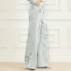 Pantalon à fleurs brodées Gwen