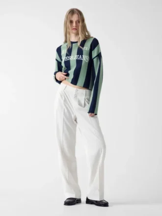 Pantalon à jambes larges
