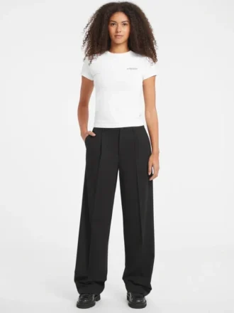 Pantalon à jambes larges