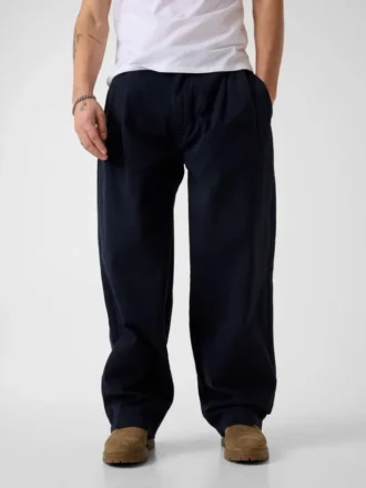 Pantalon à plis