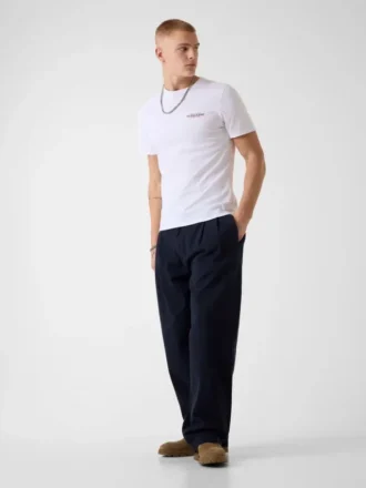 Pantalon à plis