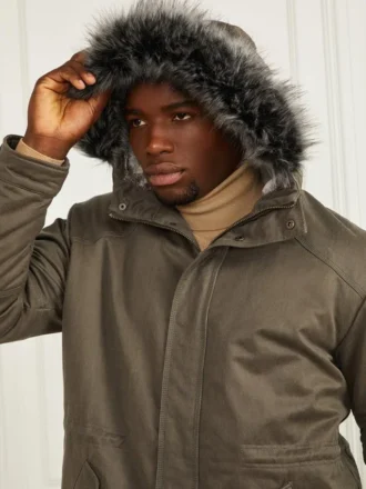 Parka à capuche