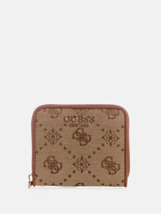 Petit portefeuille Neda à logo jacquard