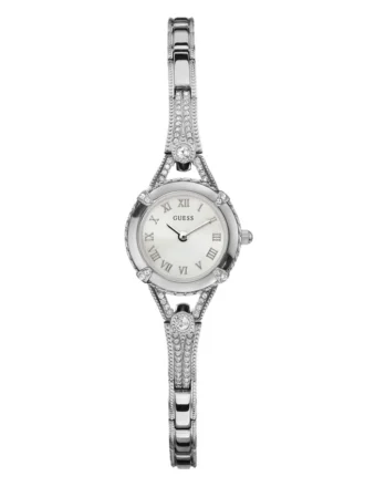 Petite montre argentée à cristaux