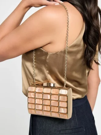 Pochette Emma en lucite