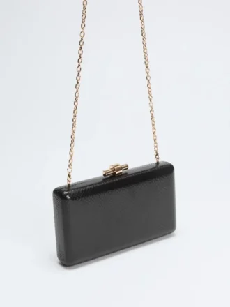 Pochette en python doré