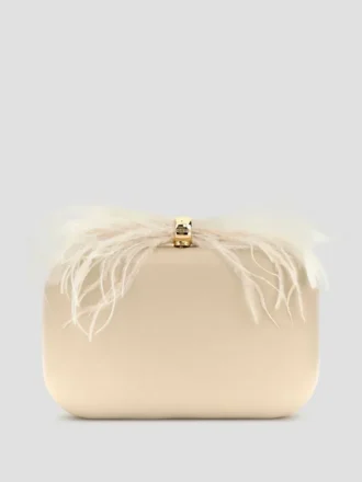 Pochette Keyah à plumes