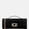 Pochette Zalina en satin avec poignée sur le dessus