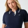 Polo en maille torsadée Polo en maille torsadée