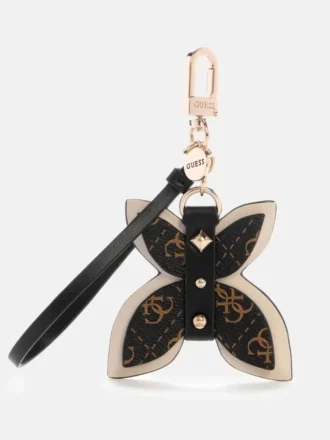 Porte-clés avec breloque papillon Quattro G